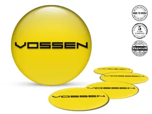 Vossen Etichetta Bombata Marchio Stile Adesivi Cerchio